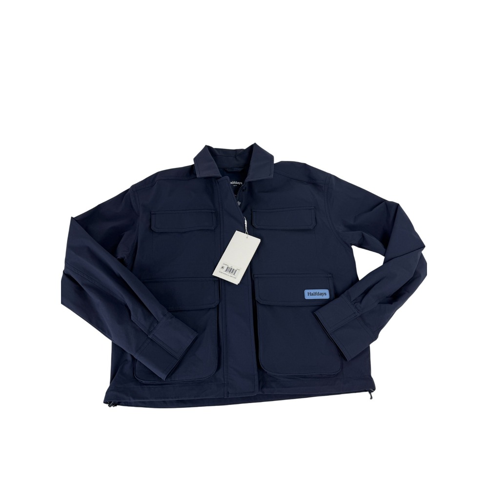 Halfdays Women's Nan Field Jacket Full Zip Navy Blue Size XS XSMALL NWT